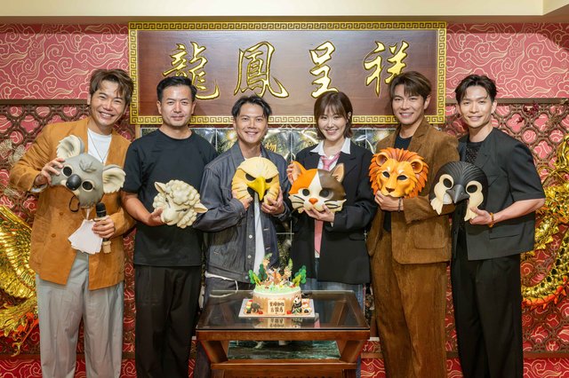 《愛爆動物音樂秀》六位歌手合照:黃建東 姚兵 莫家淦 劉佩玥 羅天宇 周志康