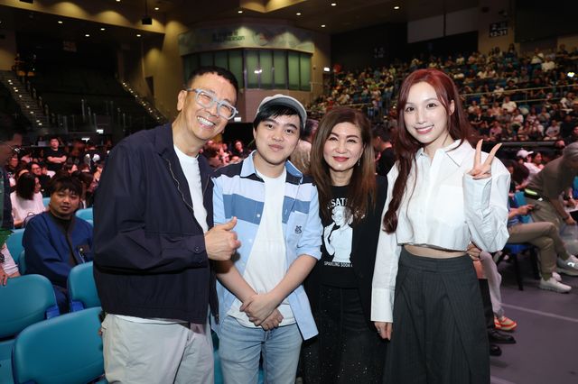 鄭丹瑞、陳恩碩、樂易玲、海兒出席支持 Chantel 演唱會