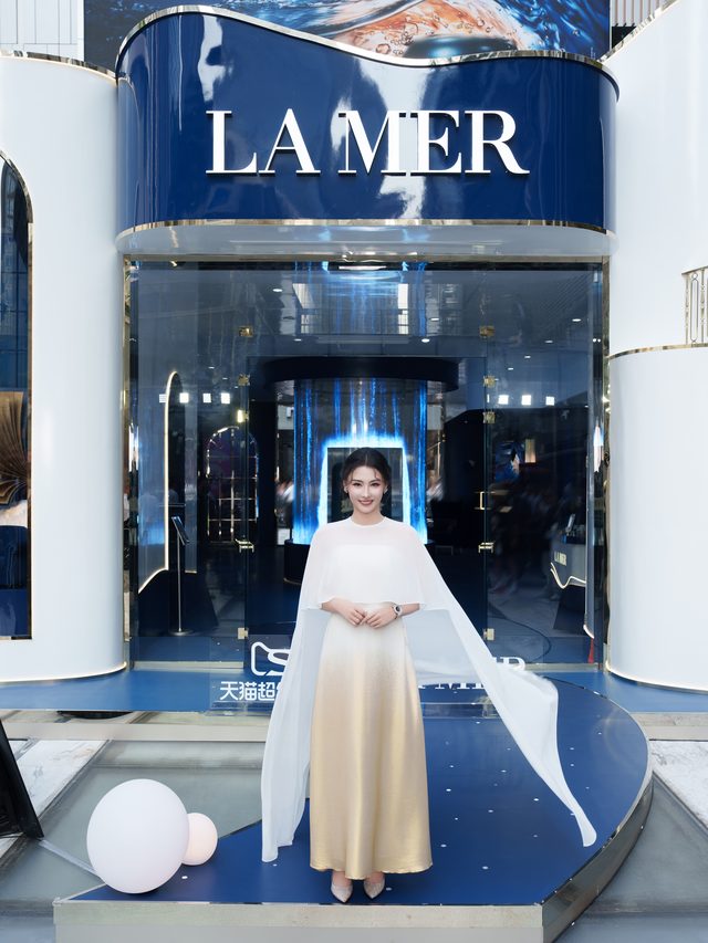 張柏芝 LA MER快閃展 港風女神 深圳活動 仙氣長裙