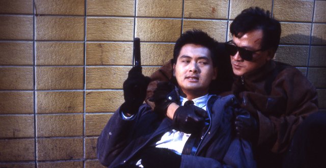 龍虎風雲 1987 林嶺東 周潤發 李修賢 劉偉強手提攝影