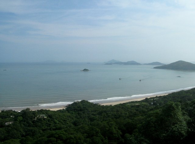 大嶼山長沙海灘一線壯麗海景