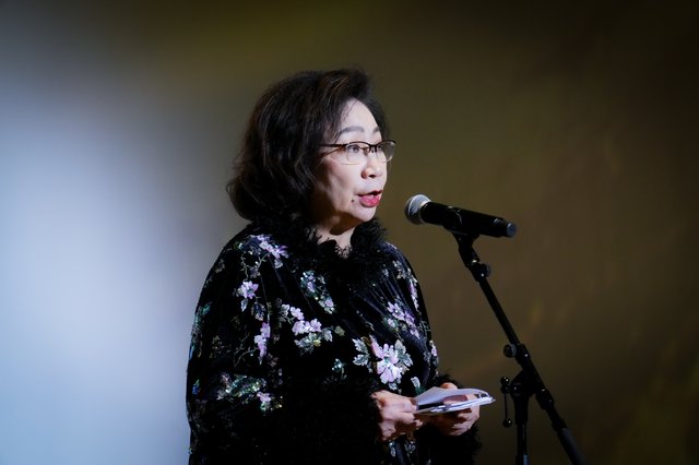 藝穗會董事會主席梁唐青儀女士致辭