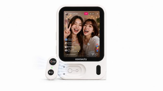 Connecty LivePro 監看螢幕與無線咪高峰整體設計
