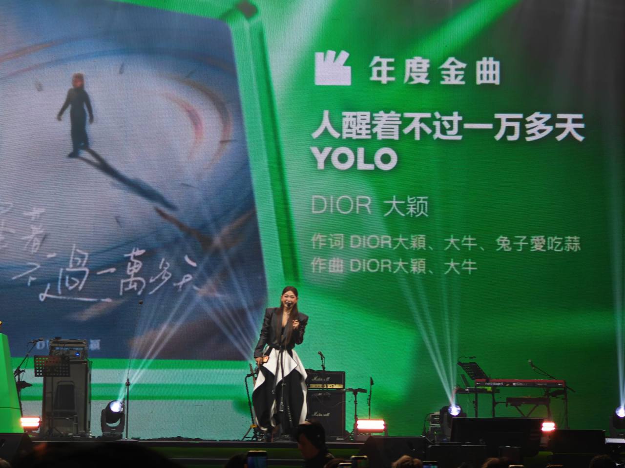 大穎 Dior 獲年度金曲現場演出與感言